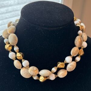 Deauville vintage stone necklace